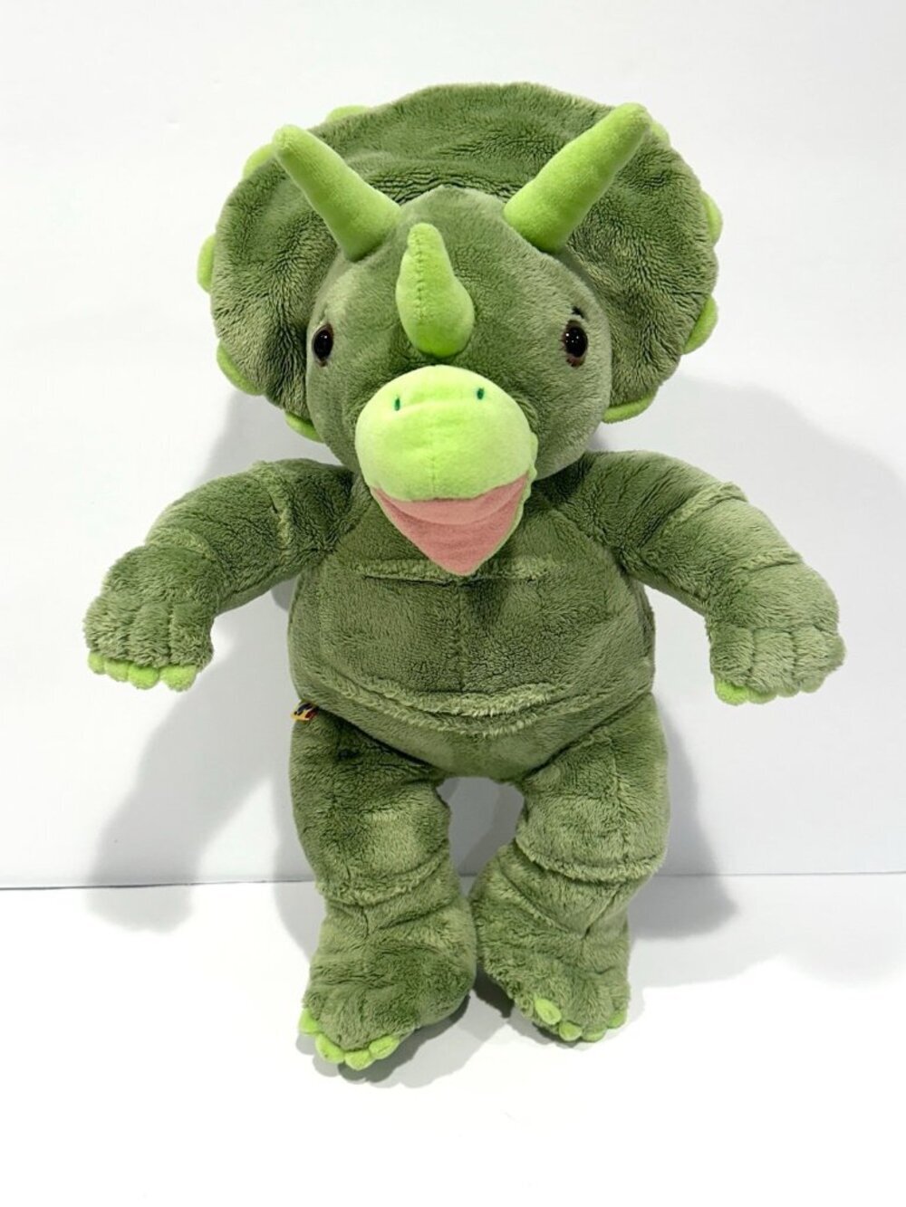 Build-A-Bear Workshop Green Triceratops Dinosaur Plush
